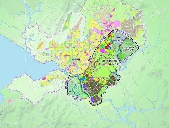 巢湖市“旗山新区”概念新鲜出炉，斥资440万全国招标！总面积约48平方公里