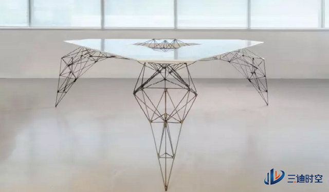 新加坡新研究：金属3D打印桌，既实用，又有空间感