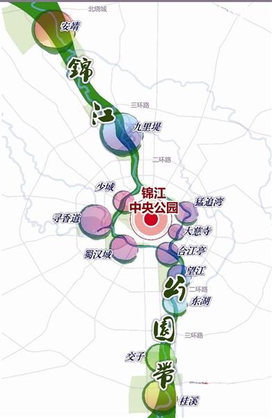 蜀都味 国际范 48公里都市滨水公园将呈现