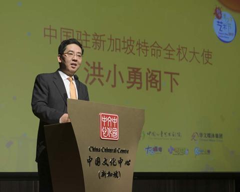 驻新加坡大使出席"2019新中青少年艺术节"开幕式