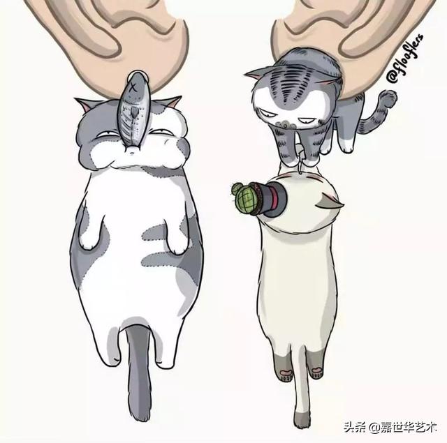 恶搞猫咪，将猫咪变成生活全部