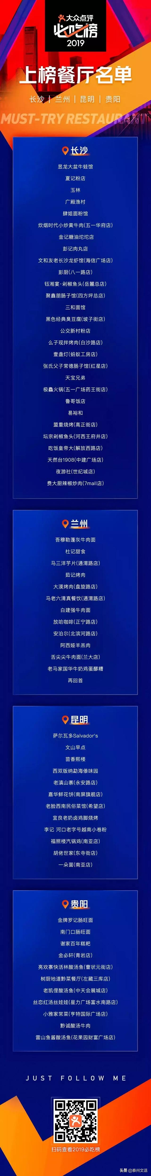 2019大众点评必吃榜发布！跟着吃就对了！（收藏）