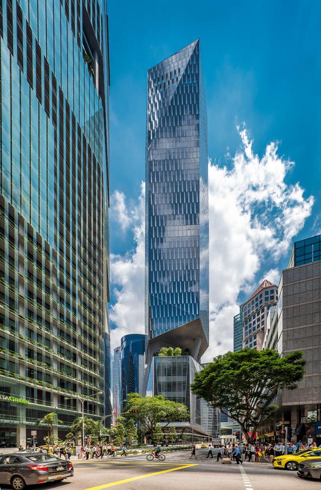 商业办公设计鉴赏 | 赤土色建筑中的角屋大楼，新加坡罗宾逊大厦