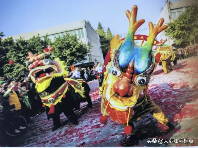 双咬鹅、鳌鱼、蜈蚣、龙马、麒麟舞~~澄海的动物舞蹈多到数不清