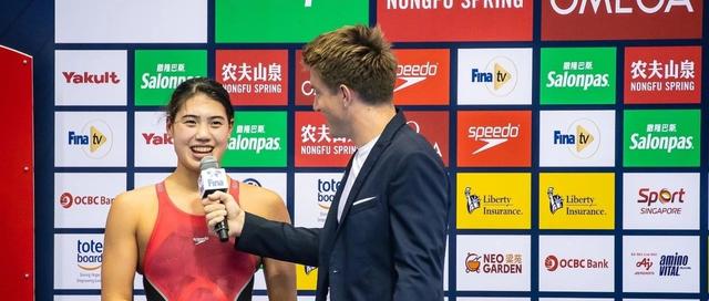 张雨霏夺冠FINA游泳世界杯新加坡站