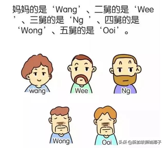 新加坡人的名字到底都该怎么读啊？