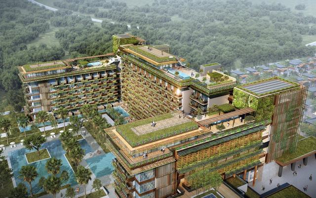 揭秘年底开业的三亚1 Hotel，在海棠湾造了一个环保“绿盒子”