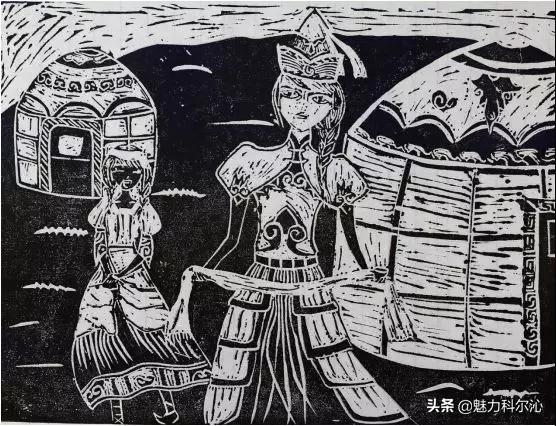 走向世界的“科尔沁少儿版画”