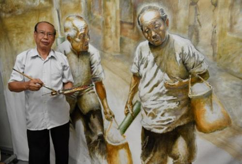 马来西亚华人画家谢锡明：画出华人先辈的南下历史