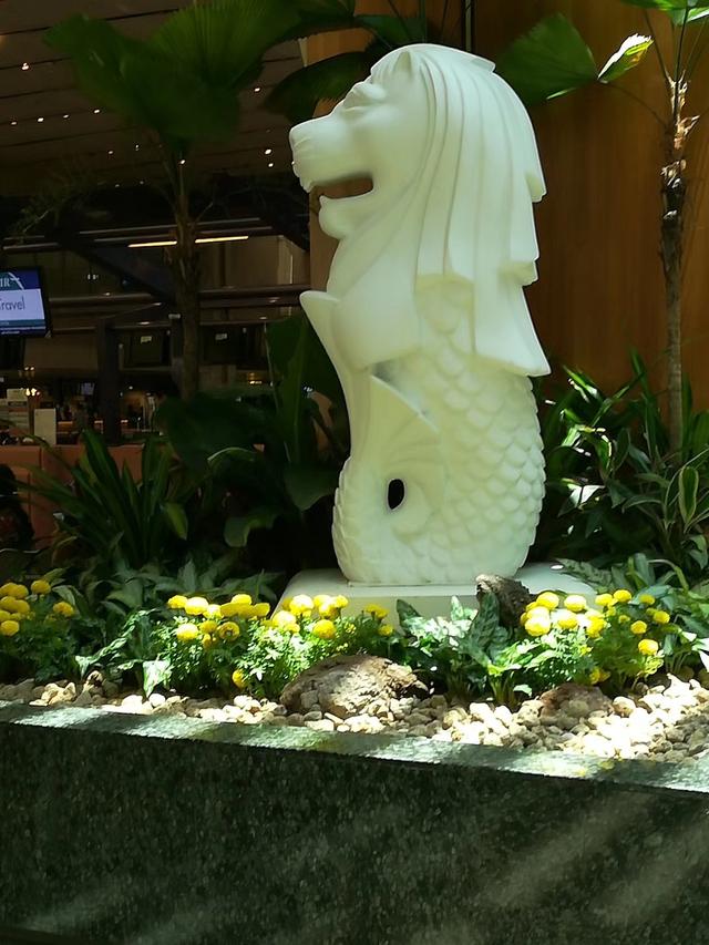 二十二年的沧桑让新加坡的小白狮子由白转黑