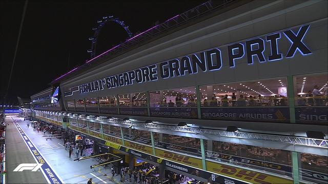 F1新加坡站二练：梅赛德斯领跑 法拉利落后0.8秒