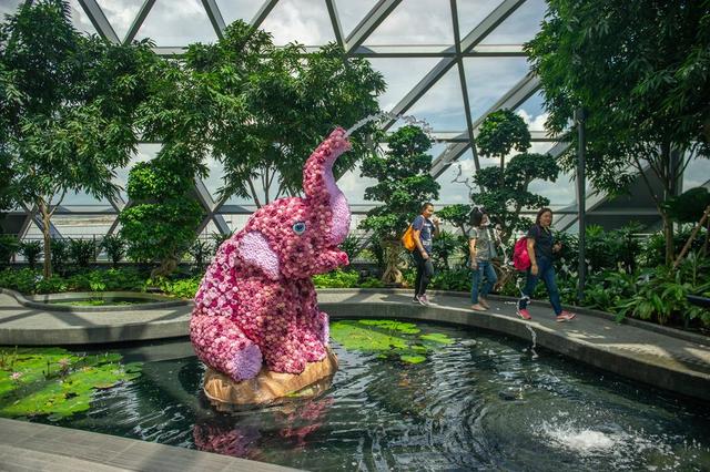 【新加坡】Jewel Changi Airport 玩乐世界最大室內瀑布＆植物园