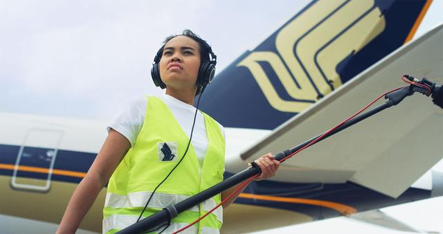 听说你嫌飞机太吵，新加坡航空用一架A350给你做了一首歌