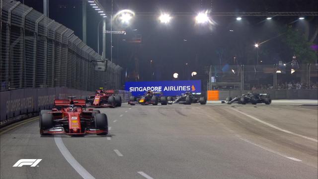 F1新加坡站：维特尔结束冠军荒 勒克莱尔亚军 梅奔无缘奖台