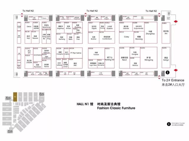 最全攻略｜2019第二十五届中国国际家具展览会展位图来袭，快收藏