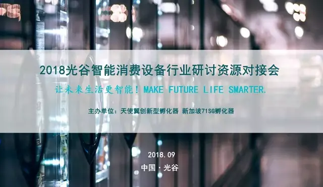 2018光谷智能消费设备行业研讨资源对接会圆满举行