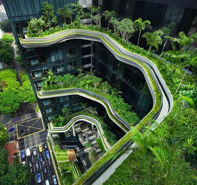 充满绿意的新加坡花园酒店