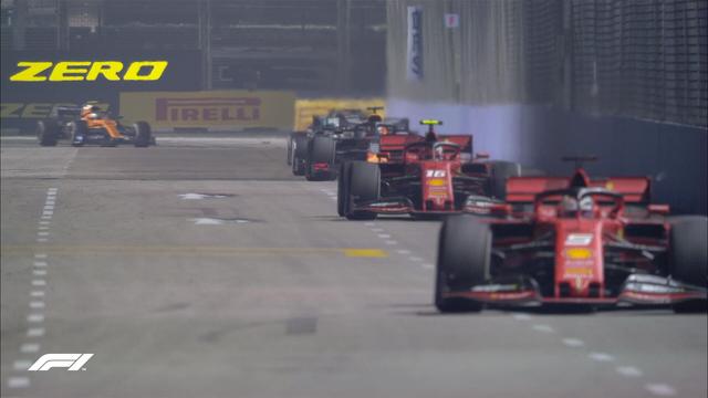 F1新加坡站：维特尔结束冠军荒 勒克莱尔亚军 梅奔无缘奖台