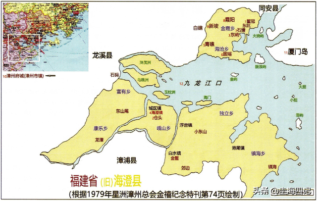 被泉州同安县包围着的海沧，是如何成为漳州的“飞地”？