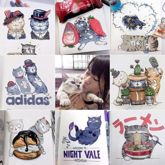 新加坡90后妹子把大牌LOGO猫化，喵星球大概率就这样了