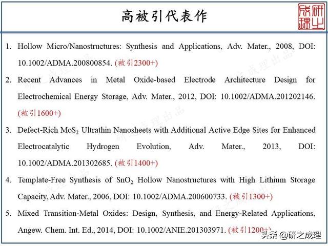 新加坡能源、环境、材料领域华人大牛汇总