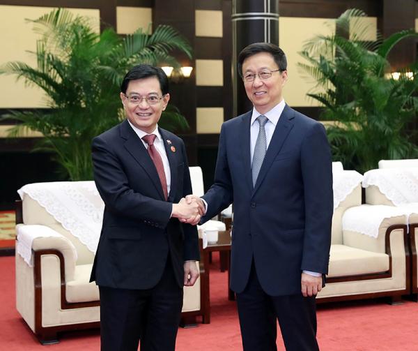 大外交丨中新自贸协定升级，新加坡第四代领导班子半数来华