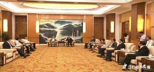 长江经济带·九江新产业新动能投资洽谈会今天开幕 一平市长会见部分参会企业家及重要嘉宾