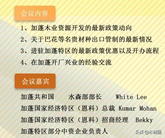 揭秘2019加蓬木业资源内部交流会水森部部长和中国木业商聊了啥？