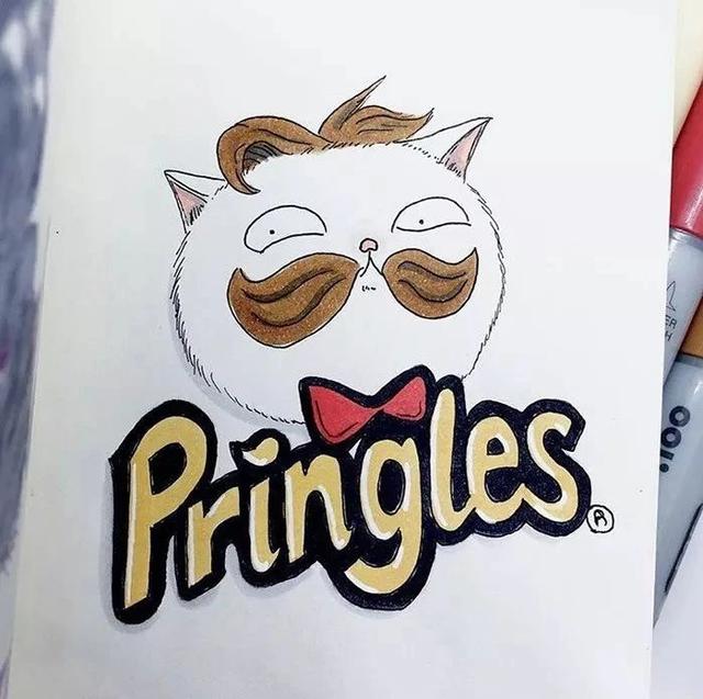 把各大品牌画成猫猫，萌死人啦！