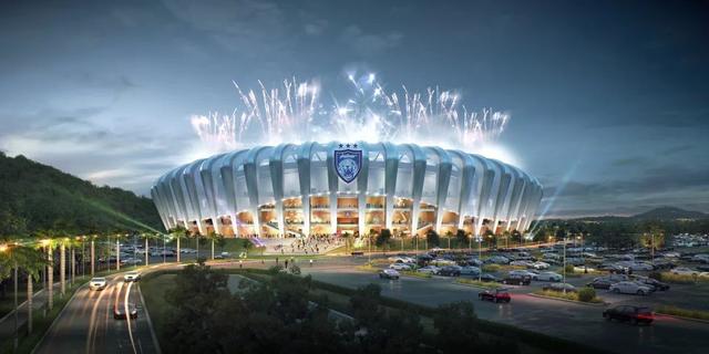 马来西亚拉庆苏丹依布拉欣足球场设计