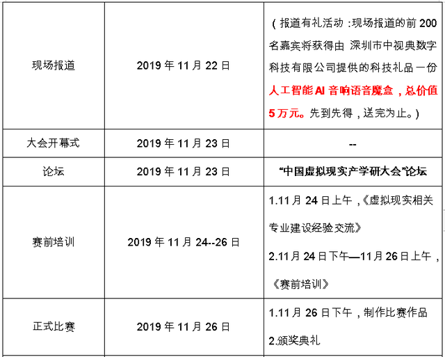 第二届“中视典杯”全国高校VR技术与应用技能大赛暨高级研修班