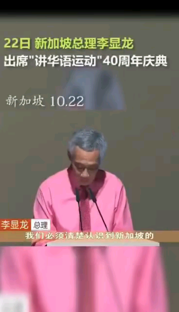 新加坡总理鼓励民众多用汉语：这是世界潮流