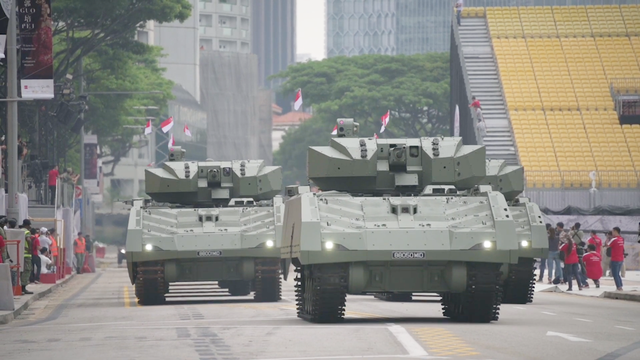 新加坡陆军力量展示，主战装备悉数亮相，不得不承认装备很先进