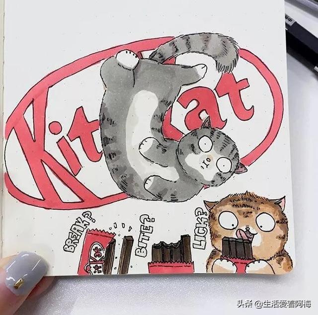 在铲屎官的世界里，什么都可以变成主子，把各大品牌画出猫猫，萌