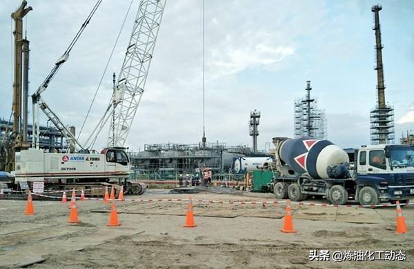 中化三化建承建的新加坡林德气化装置技改项目主体工程正式开工