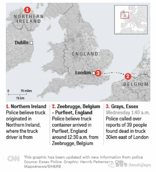 英国惊现“死亡集装箱”，内有39具中国人尸体