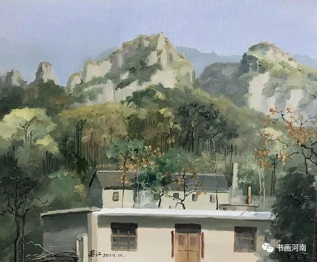 万仙山是个好地方——李运江写生作品