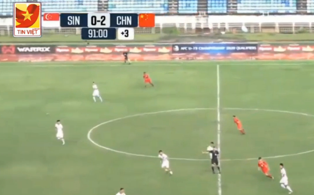 终于赢了！U19国足2比0击败新加坡，控球率只有39%