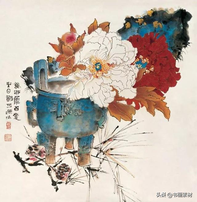 中国画坛重要代表人物之——郑乃珖，画风朴实淡雅，真正的中国风