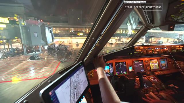 波音777从新加坡机场起飞，机长实录