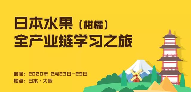 日本水果（柑橘）全产业链学习之旅·大阪