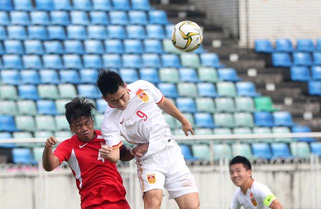 足球——U19亚青赛预选赛：中国胜新加坡