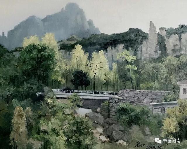 万仙山是个好地方——李运江写生作品