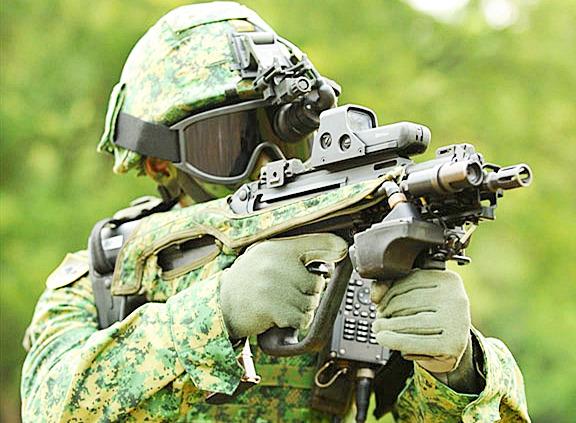 军事丨21世纪“新加坡”突击步枪，减少士兵对无托步枪的排斥心理