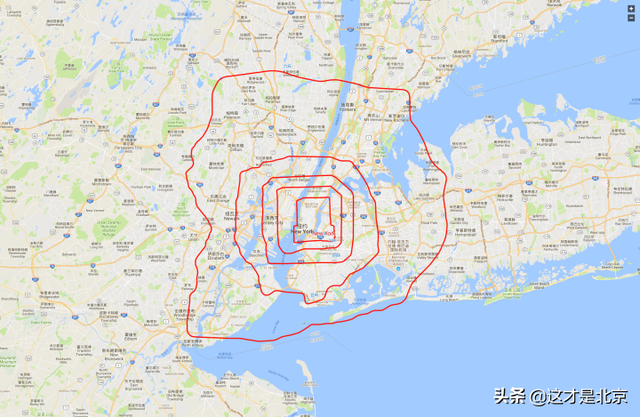 这些对比，告诉你北京的二三四五六环有多大