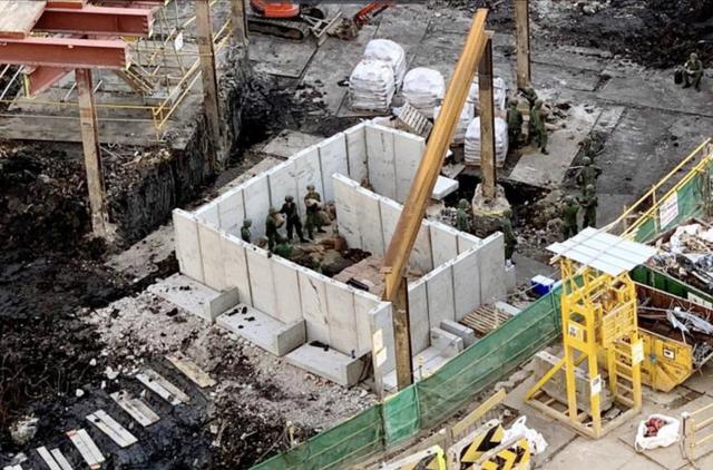 筑围墙、砌沙包，新加坡市中心引爆一枚50公斤炸弹