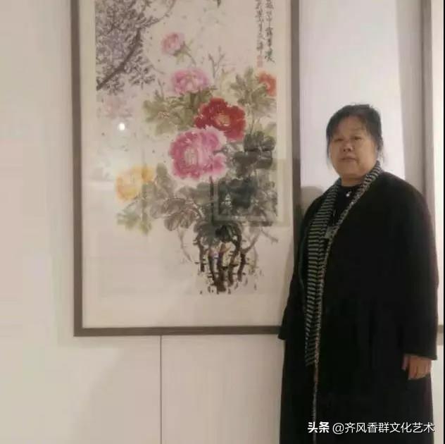 蒋慧英国画牡丹