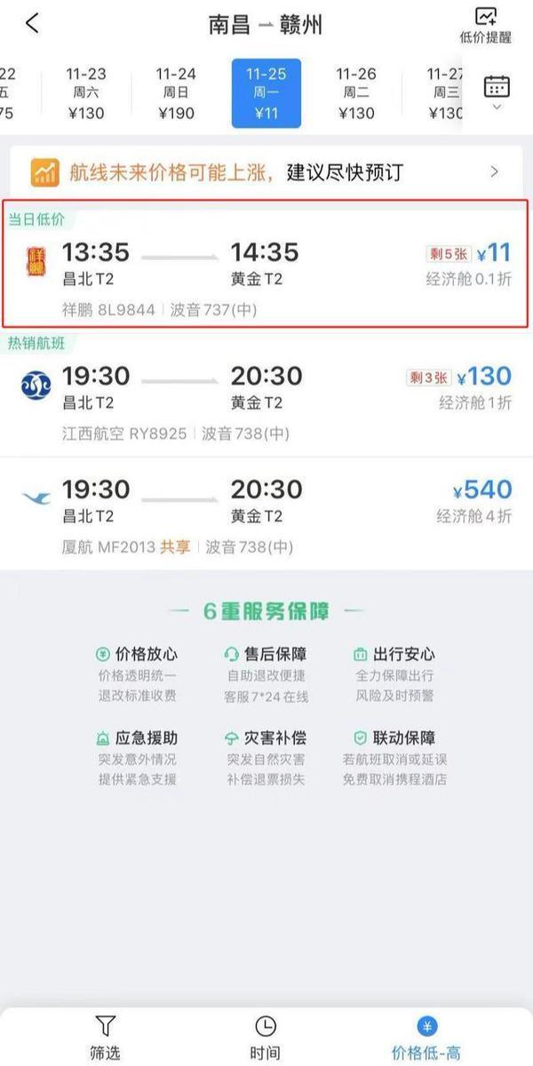 机票只需11元？“打骨折”百元机票频现，错峰旅游正当时
