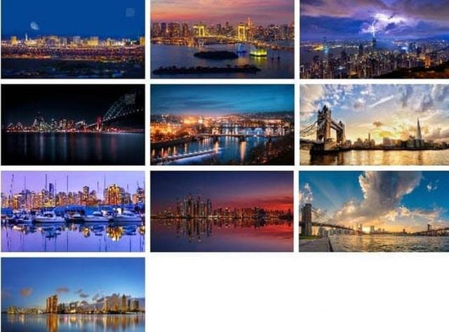 「图」感受城市灯光的魅力：微软放出Panoramic Cityscapes免费壁纸包