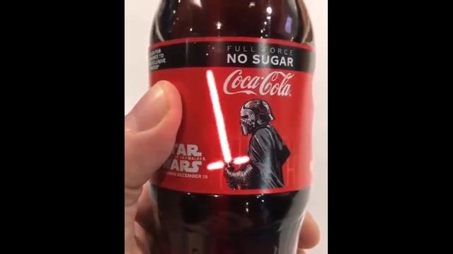 可口可乐推出的《星球大战》特别版，仅在新加坡出售，限量8000瓶